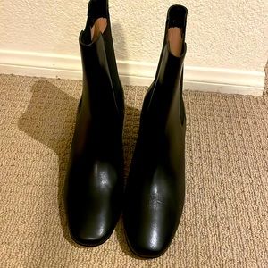 Brand NEW black J.Crew boots. Size 10